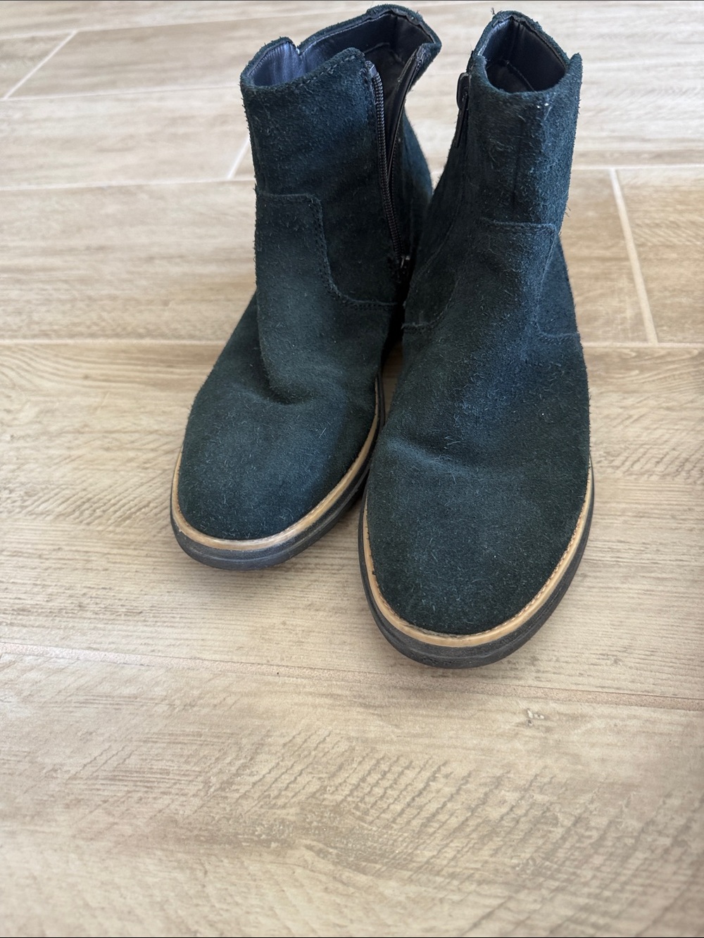Black Suede Ankle Booties - Collection by Clark’s